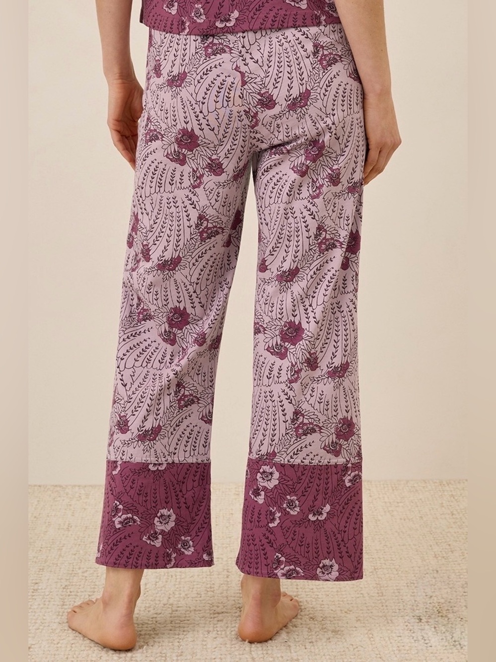 Pact Women's Staycation Sleep Pant in Garden Dreams - Picture 2 of 9